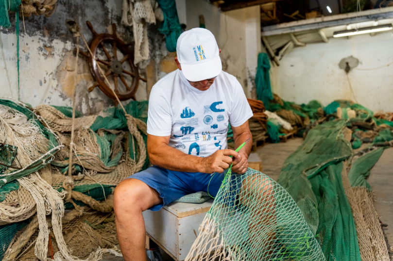 Esperienza a Mazara con i pescatori - Laboratorio Bottega delle reti con i Pescatori di Mazara